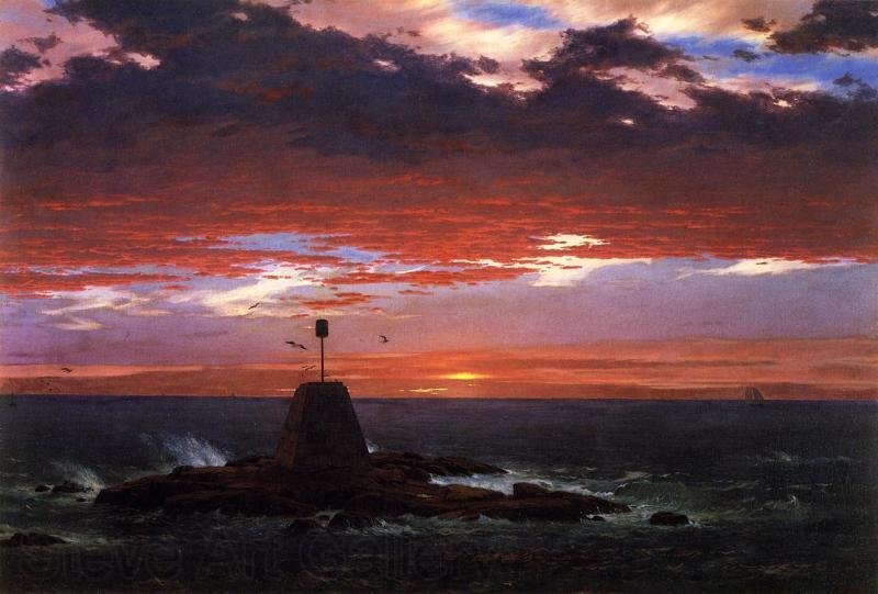Frederic Edwin Church Beacon, off Mount Desert Island Spain oil painting art